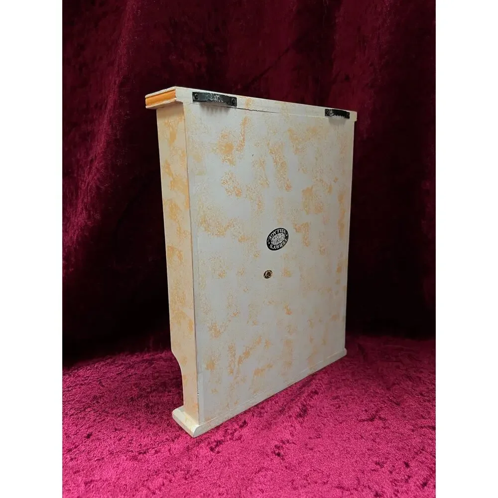Vintage Terry's Village Wood Key Cabinet - Kitchen Cupboard Wall Key Holder